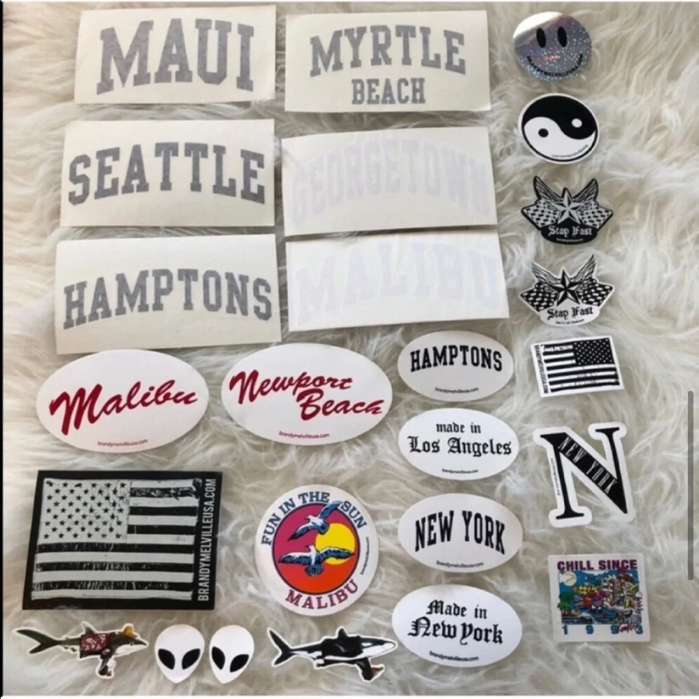 BRANDY MELVILLE STICKERS VSCO Laptop phone case cute y2k 2000’s bundle rare cute - Picture 7 of 11